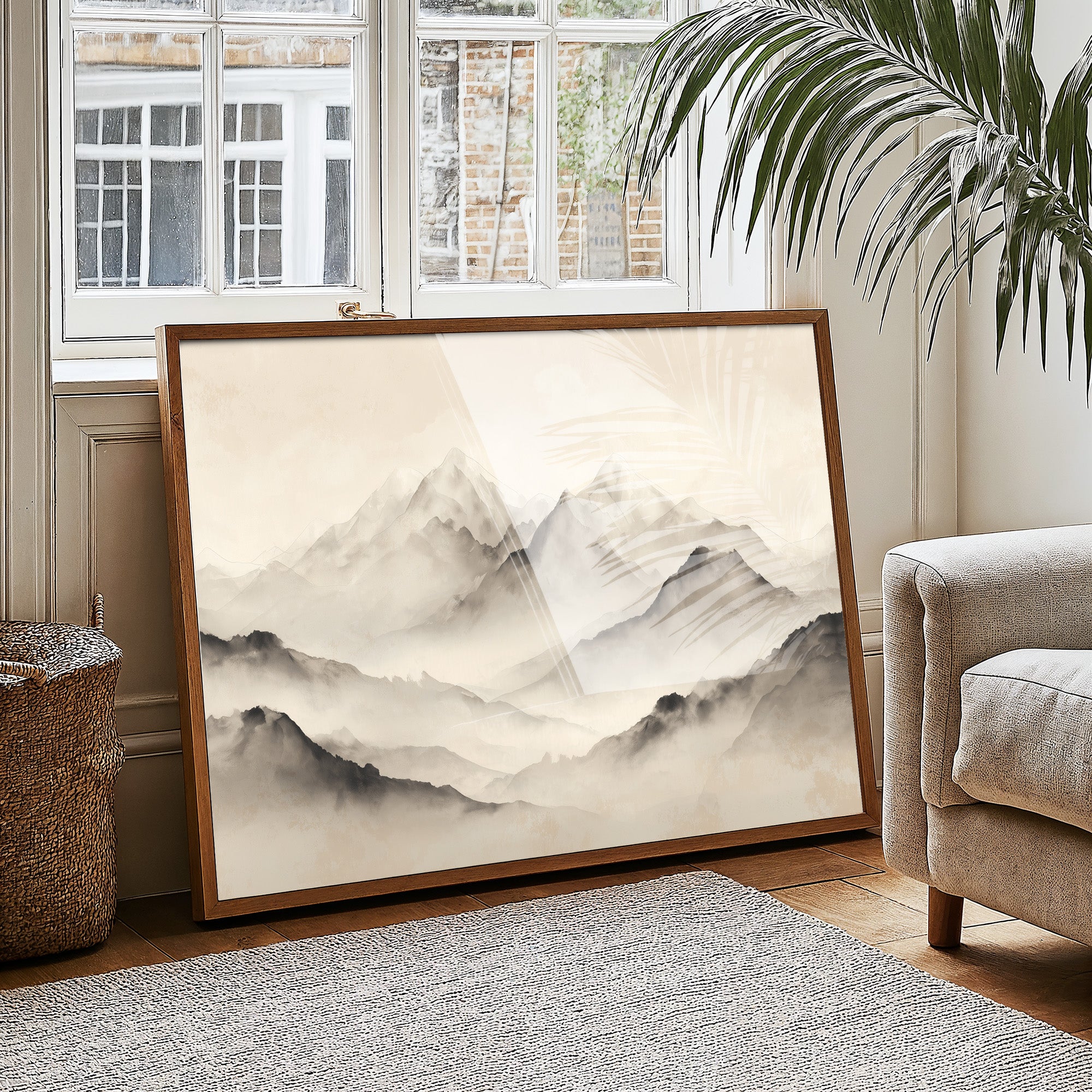 Mountains Rest In Morning Mist