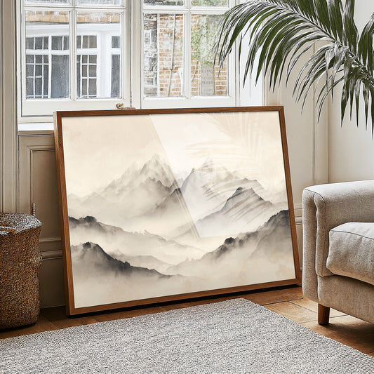 Mountains Rest In Morning Mist