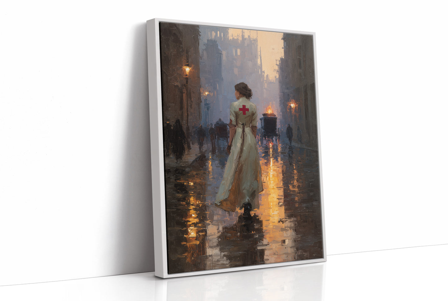 Twilight Mercy On Cobblestone Streets