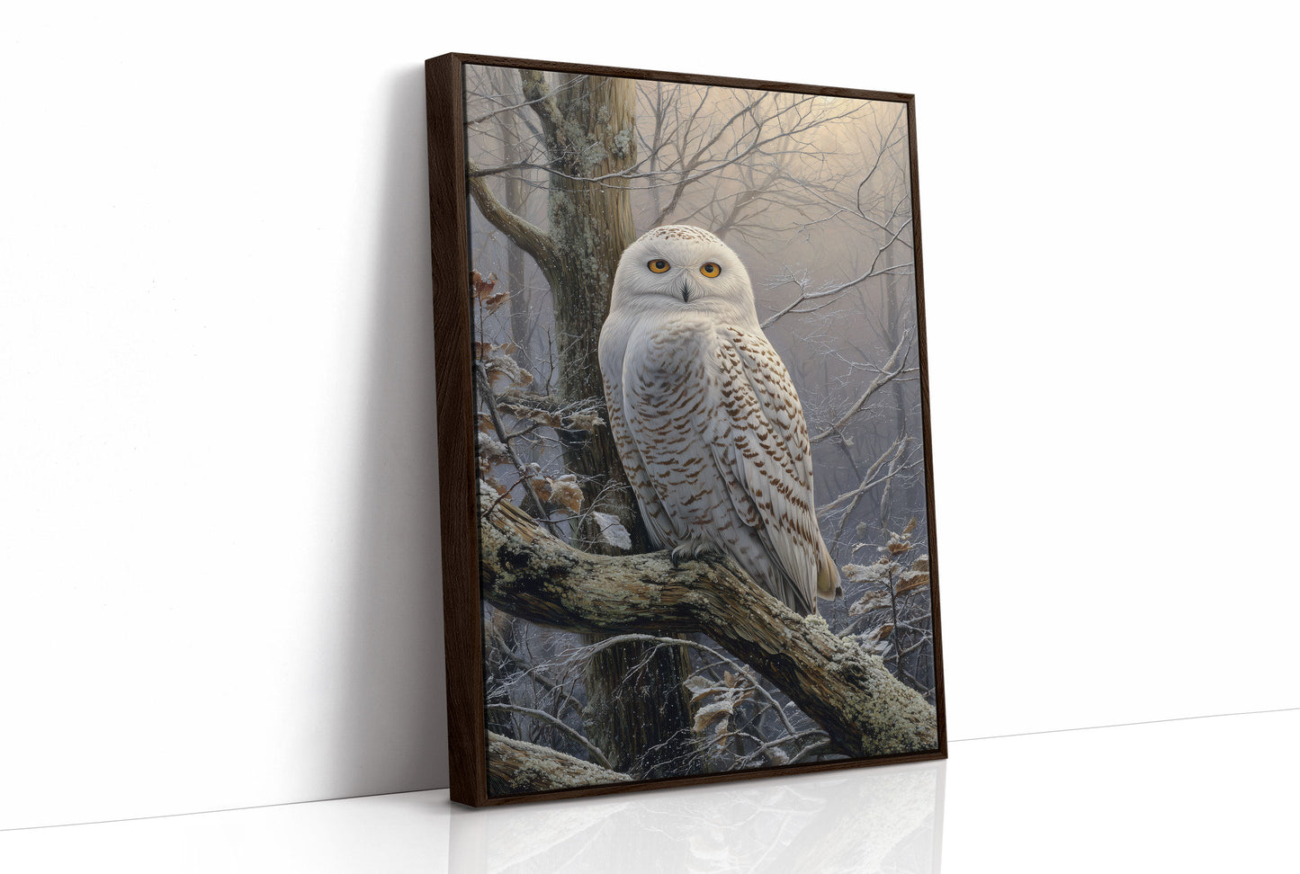 Arctic Wings Meet Winter Woods