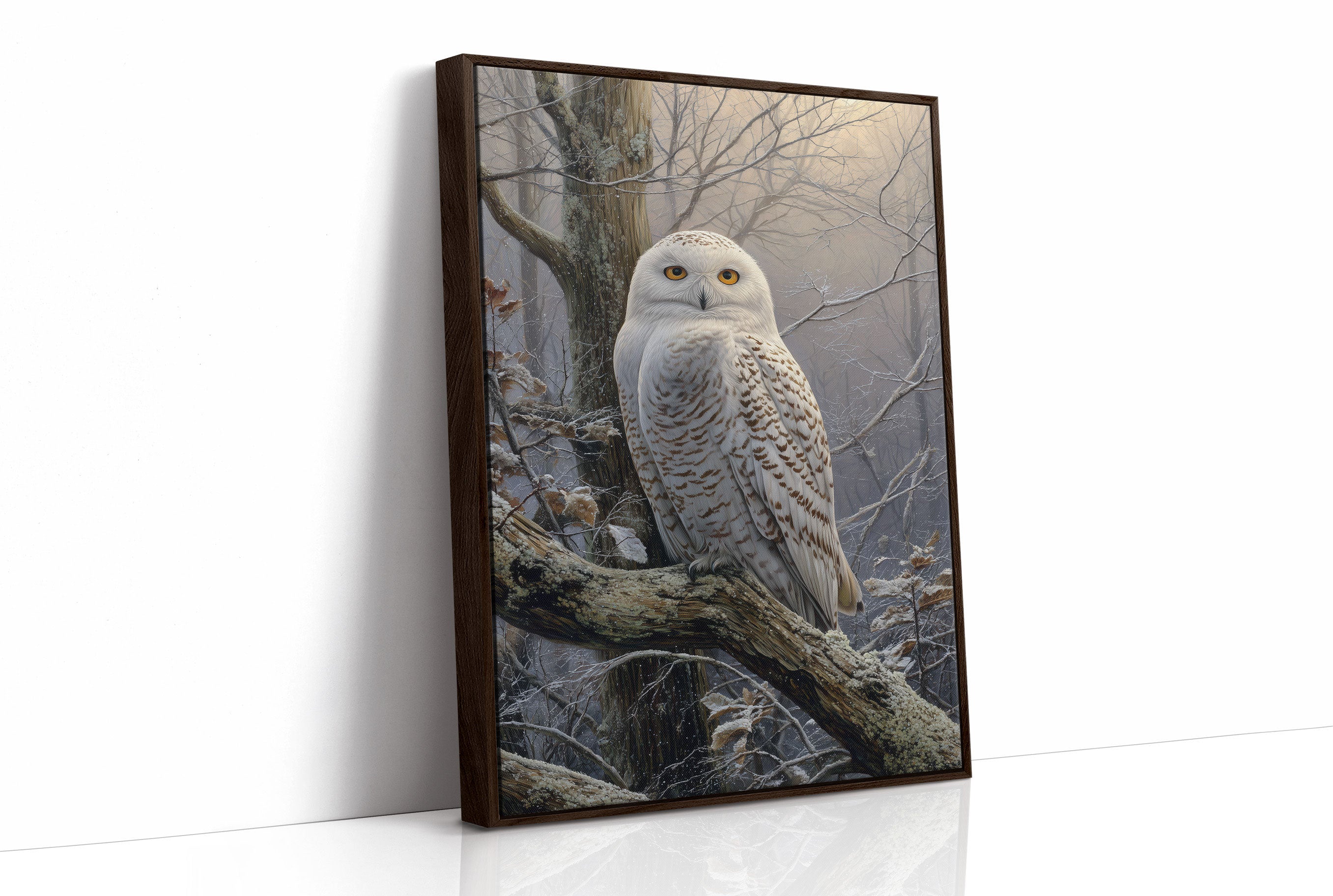 Arctic Wings Meet Winter Woods