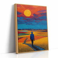 He Walked Until the Sky Caught Fire