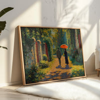 Autumn Path Through Garden Gates