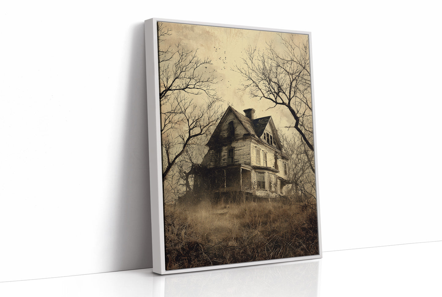 Forgotten Home Among Bare Branches