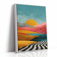 Sunset Over the Painted Dunes