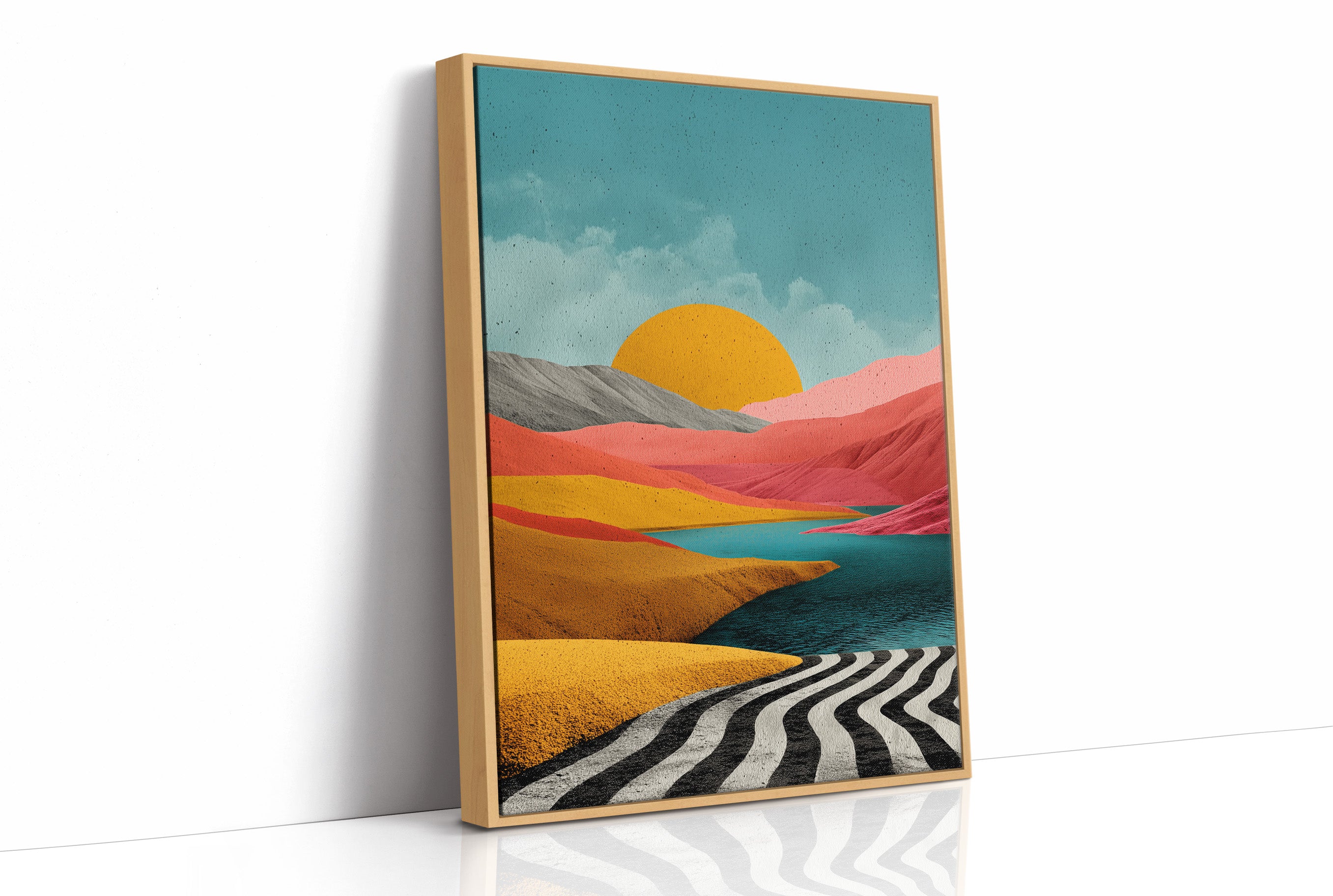 Sunset Over the Painted Dunes