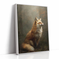 Noble Fox Against Autumn Mist