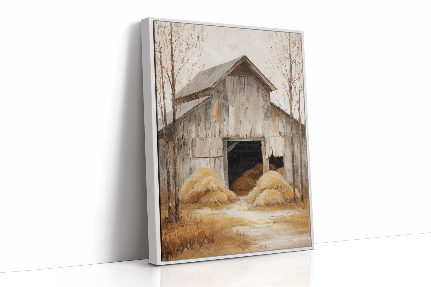 Hay Barn Stories At Sunset