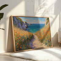 Poppies Dance Along Ocean Trails
