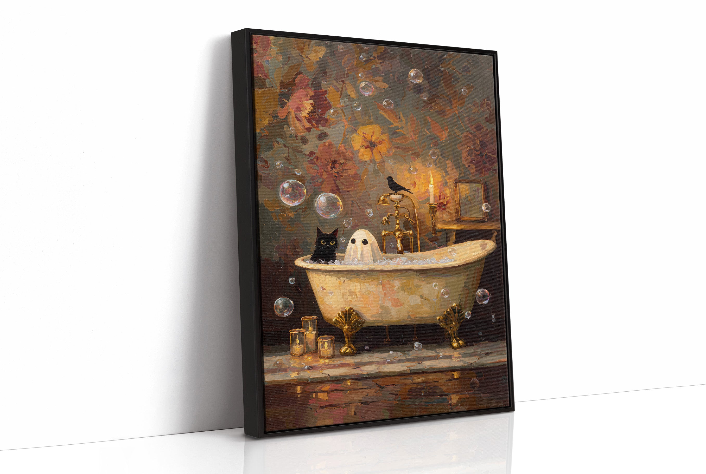 Midnight Soak With Spectral Friend