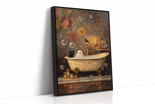 Midnight Soak With Spectral Friend