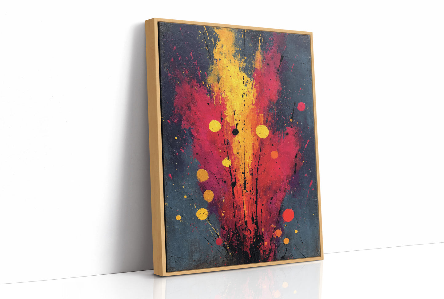Eruption in Fire and Fuchsia