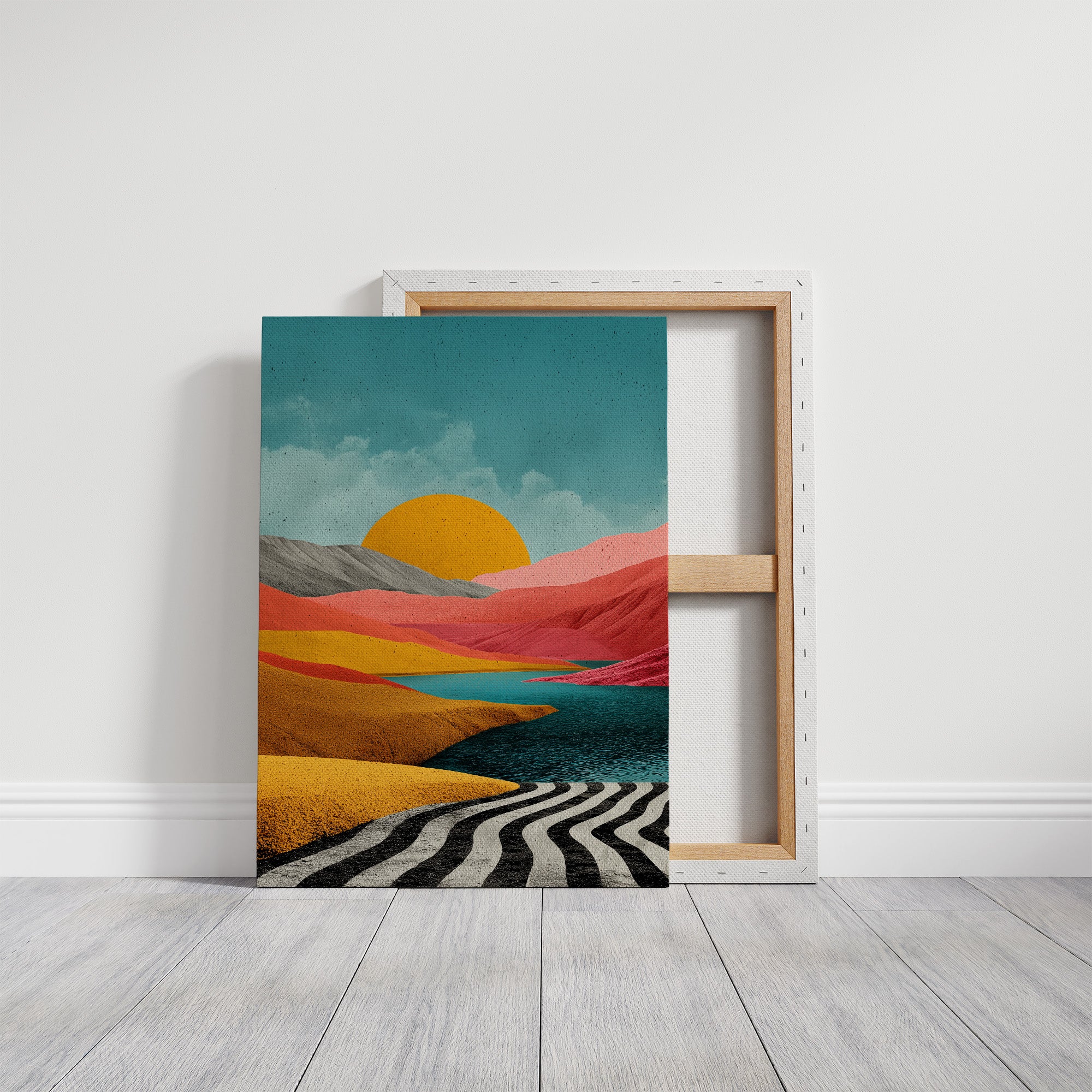 Sunset Over the Painted Dunes