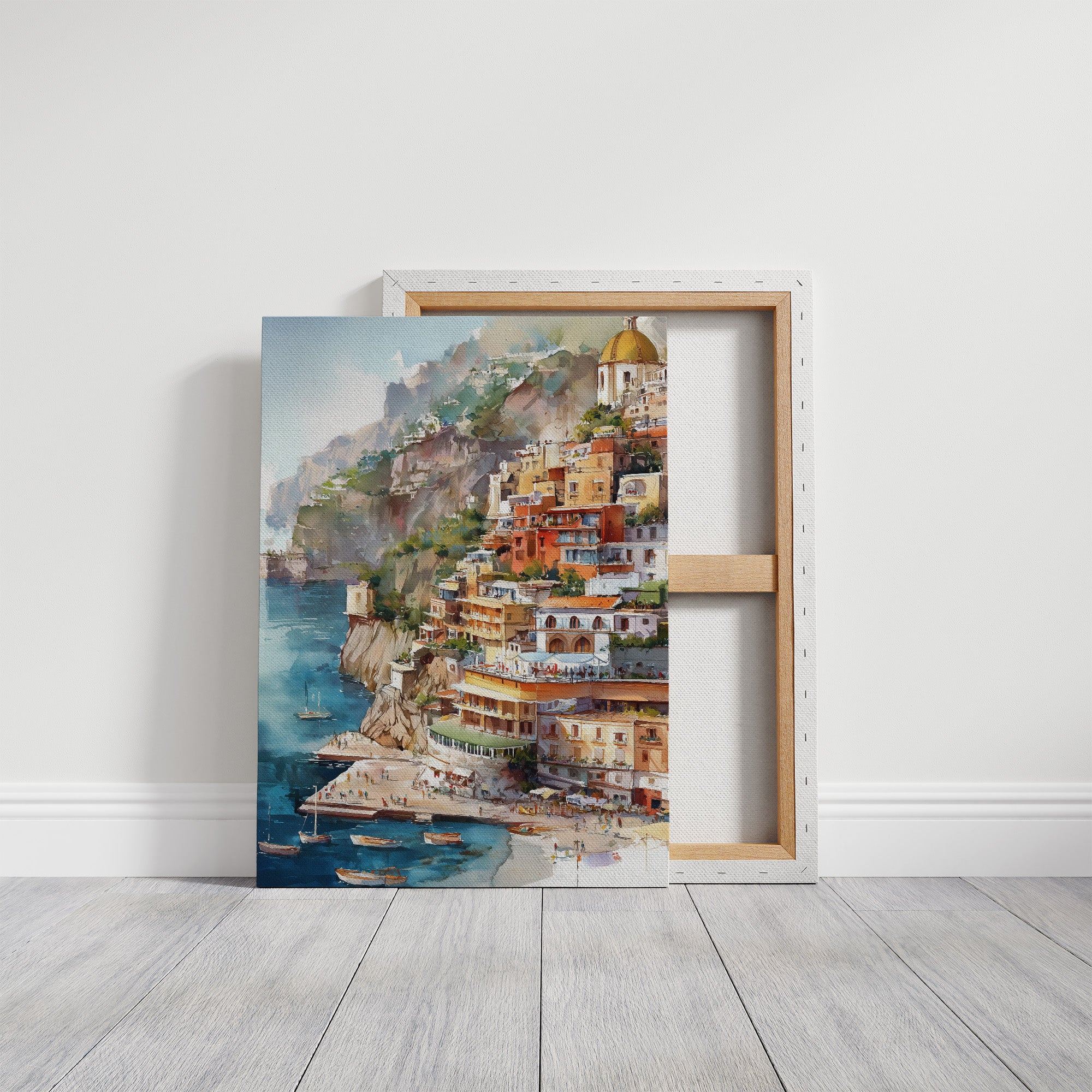 Golden Domes Above The Harbor