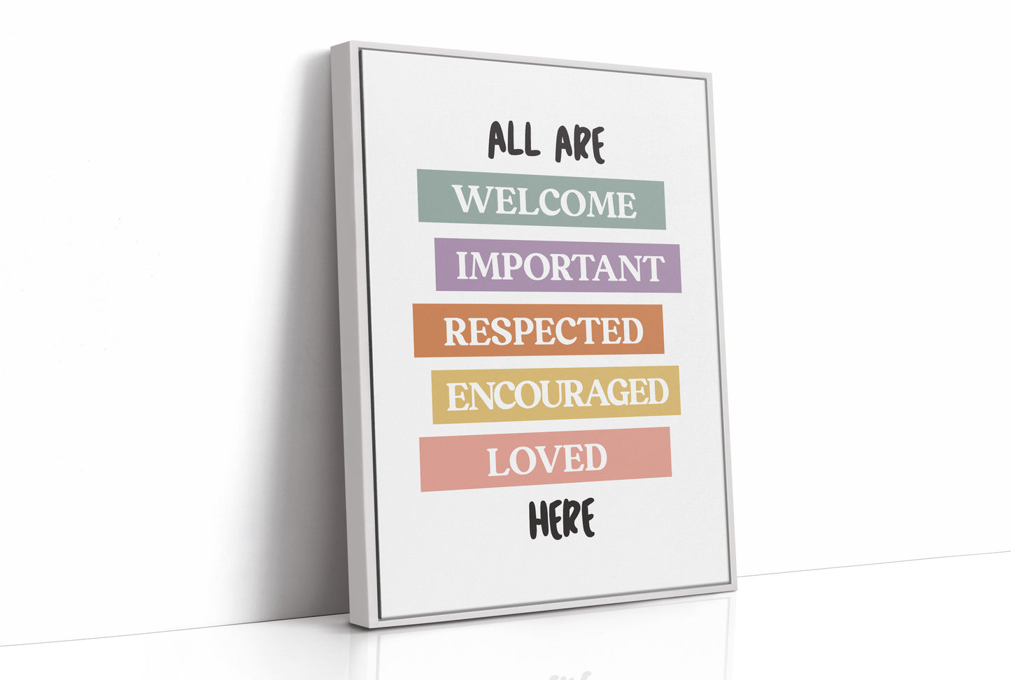 All Are Welcome Classroom Affirmation Print