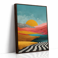 Sunset Over the Painted Dunes