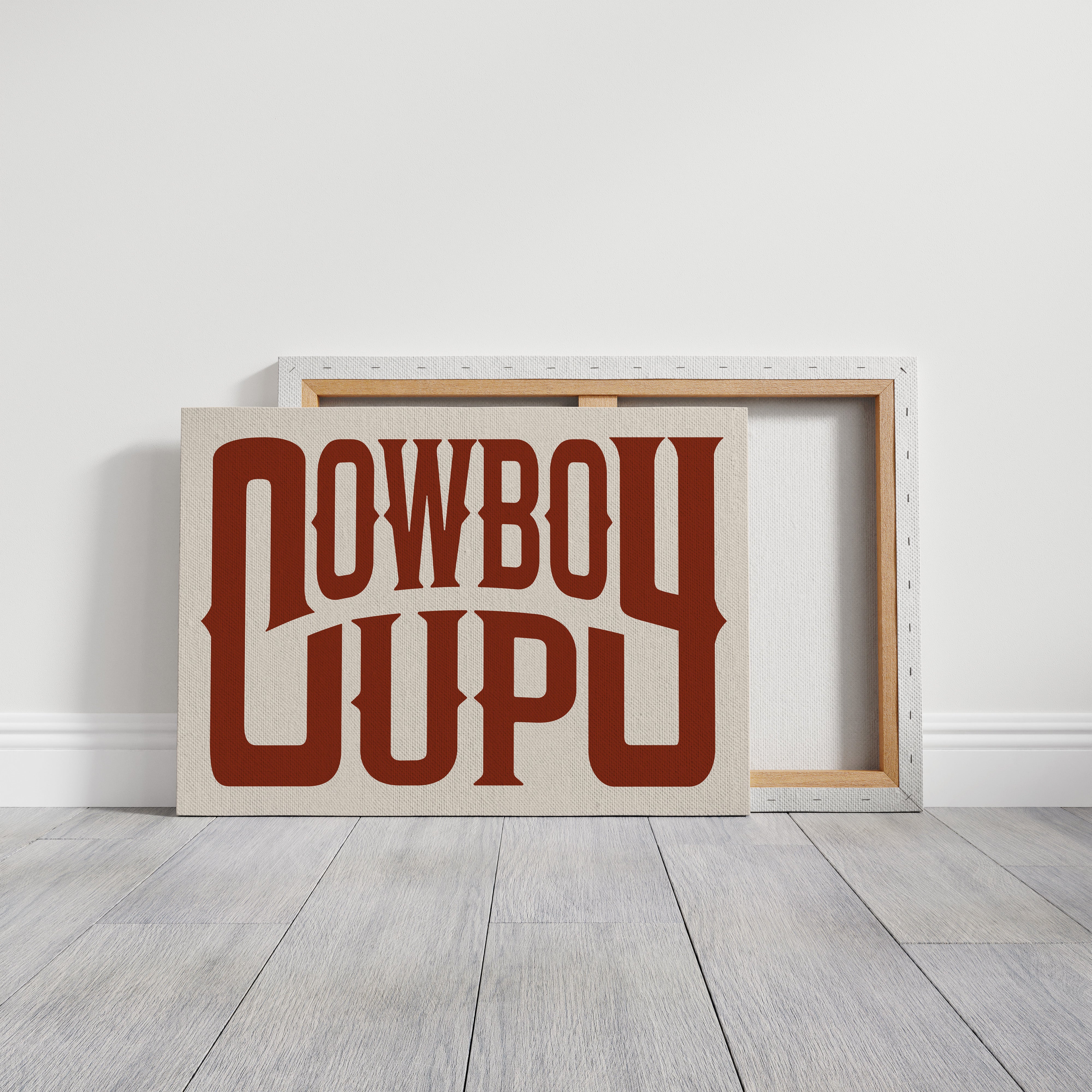 Cowboy Up Bold Western Typography