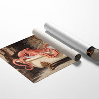 Crimson Tentacles In Vintage Bath