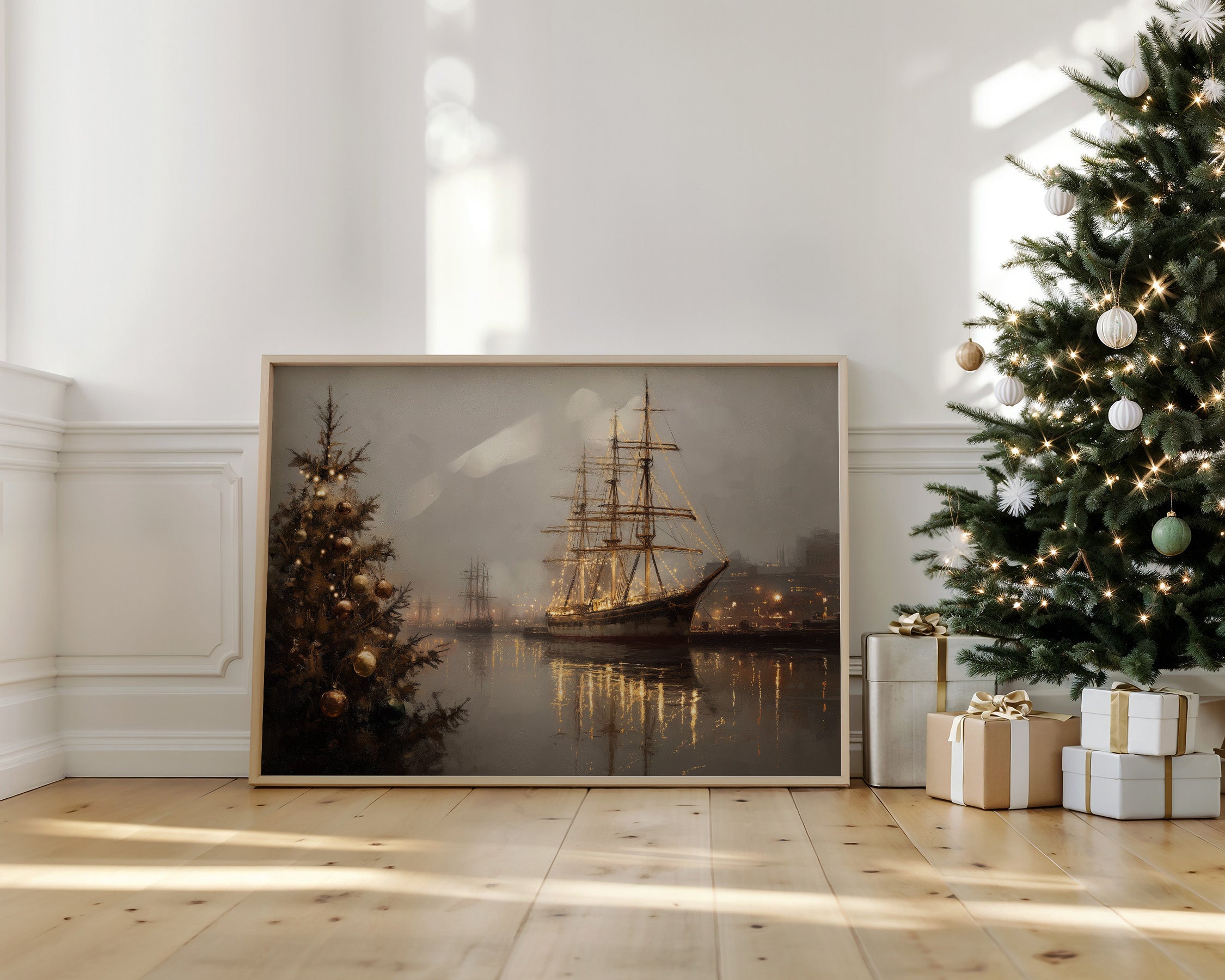 The Fleet Slept Under Holiday Lights