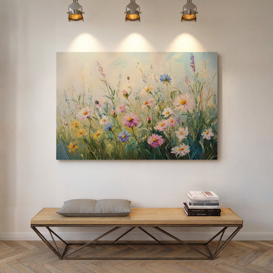 Summer Daisies Dance In Light