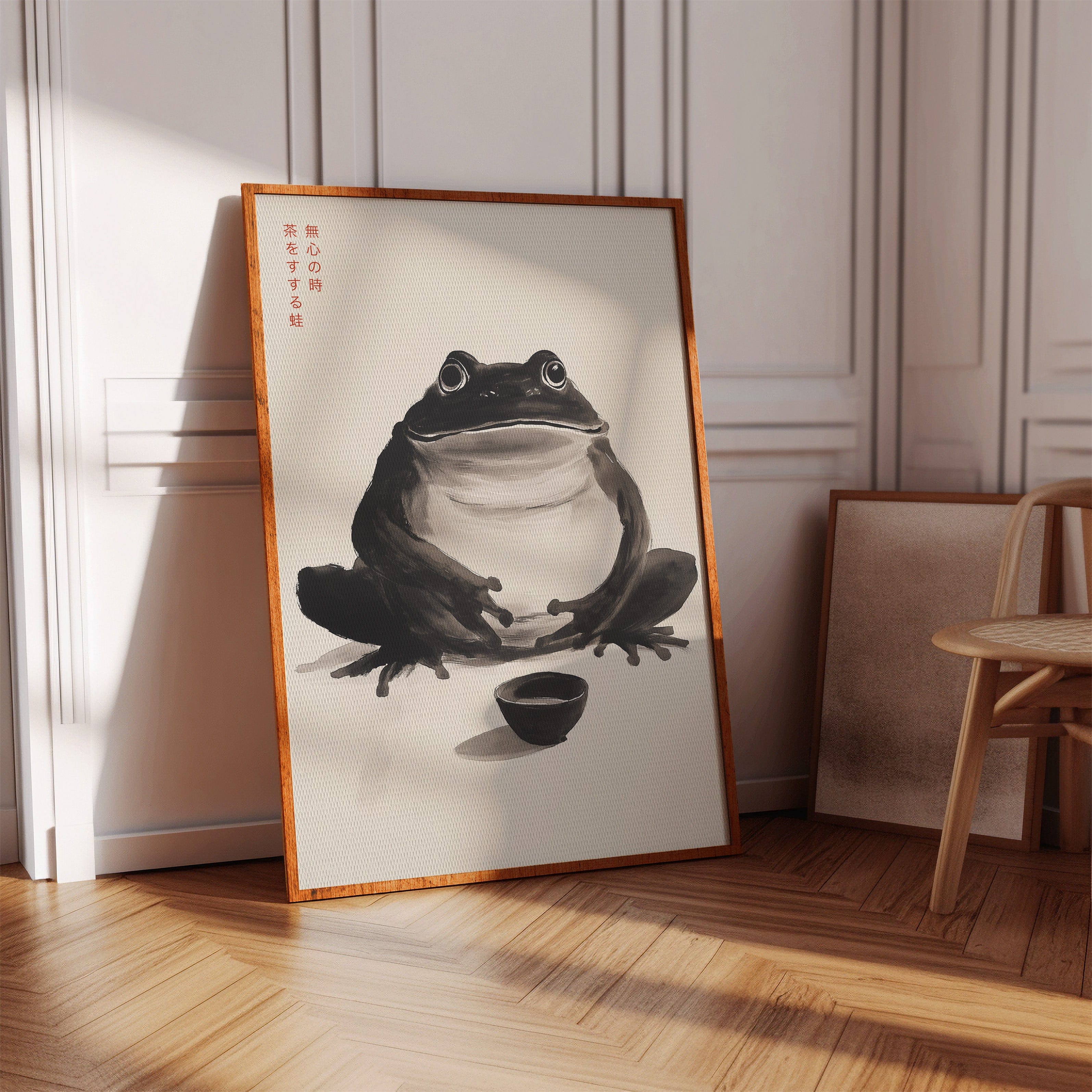 Zen Frog – A Moment of Tea
