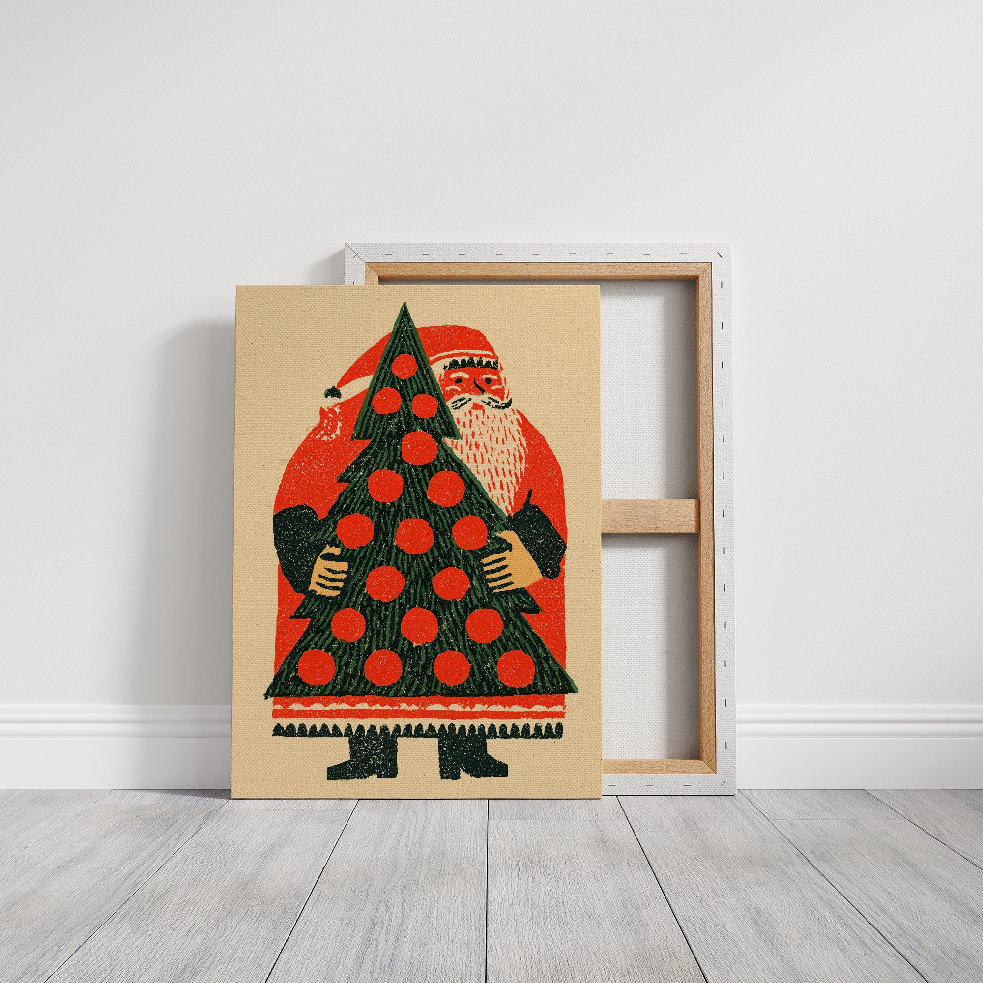 Santa Hauls the Big Tree