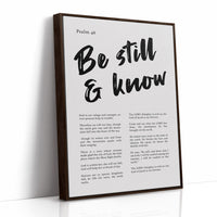Sacred Stillness: Psalm 46 Typography
