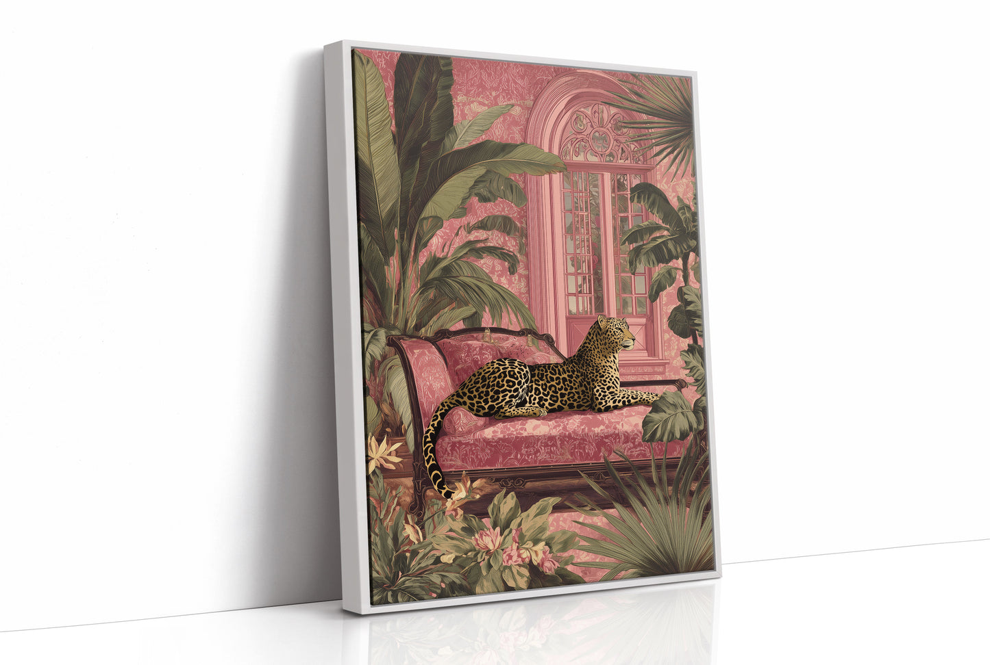 Jungle Royalty On Rose Velvet