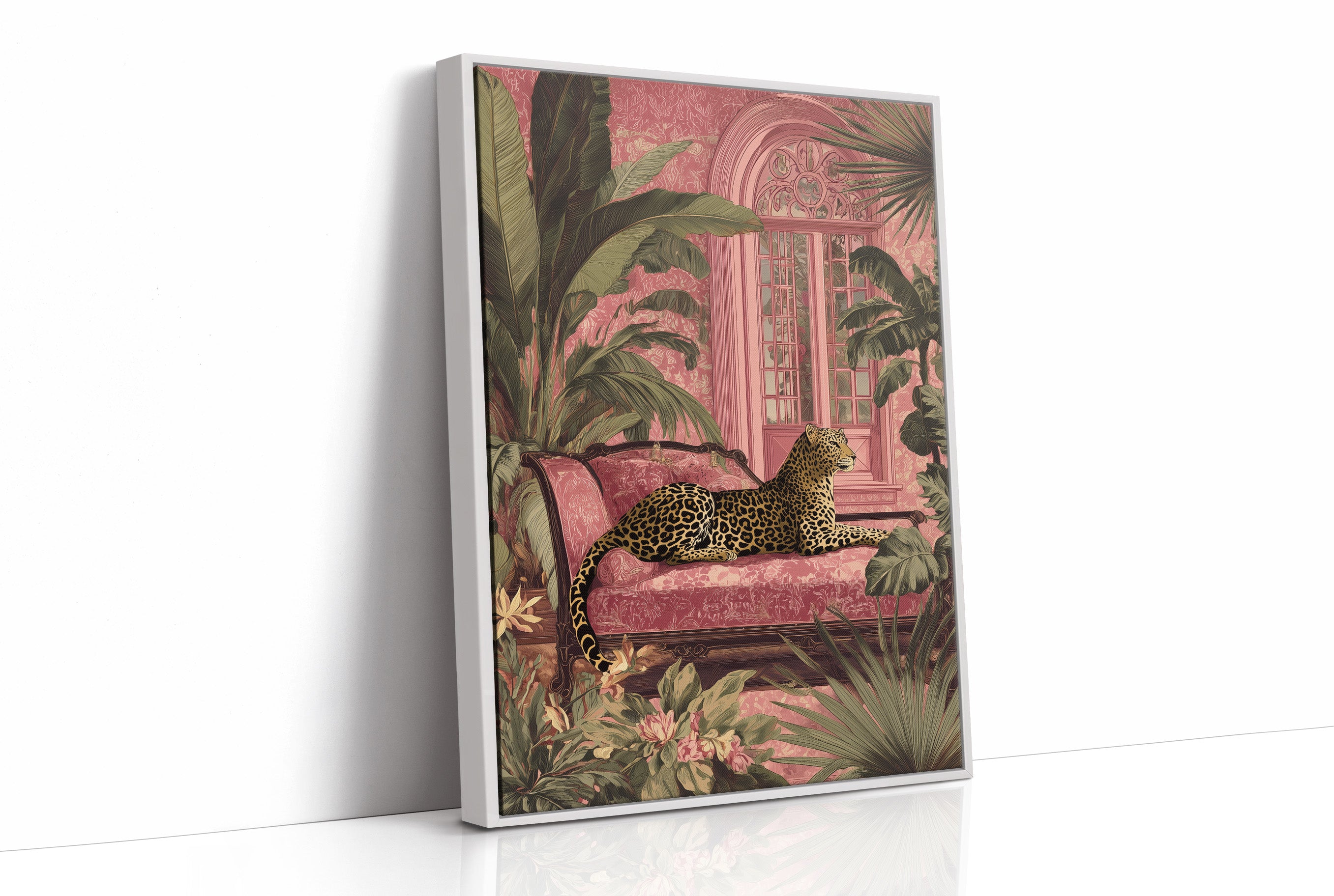 Jungle Royalty On Rose Velvet