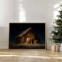 Starlit Manger Beckons Through Time