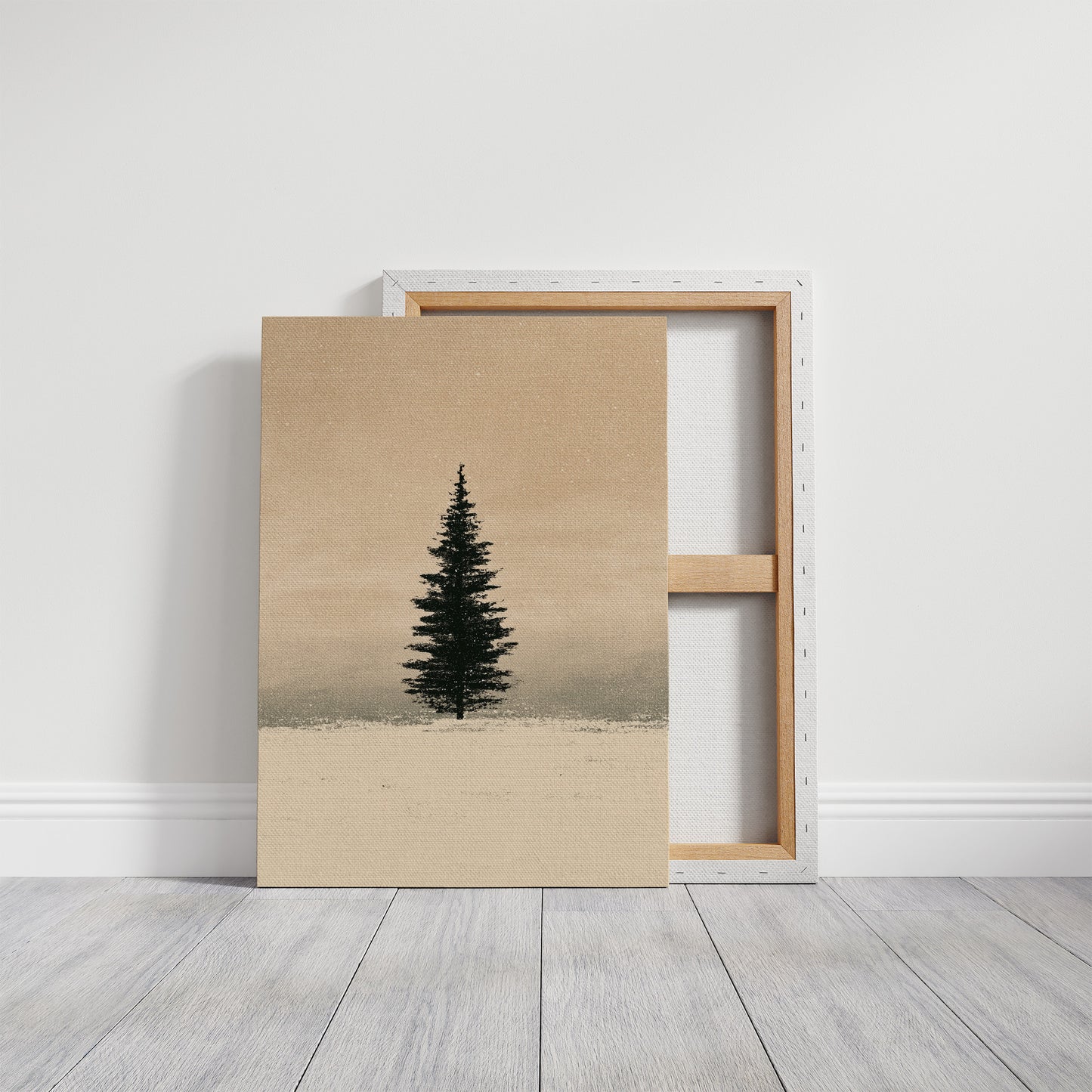 Solitary Pine, Golden Haze