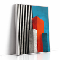 Towers in Red and Blue