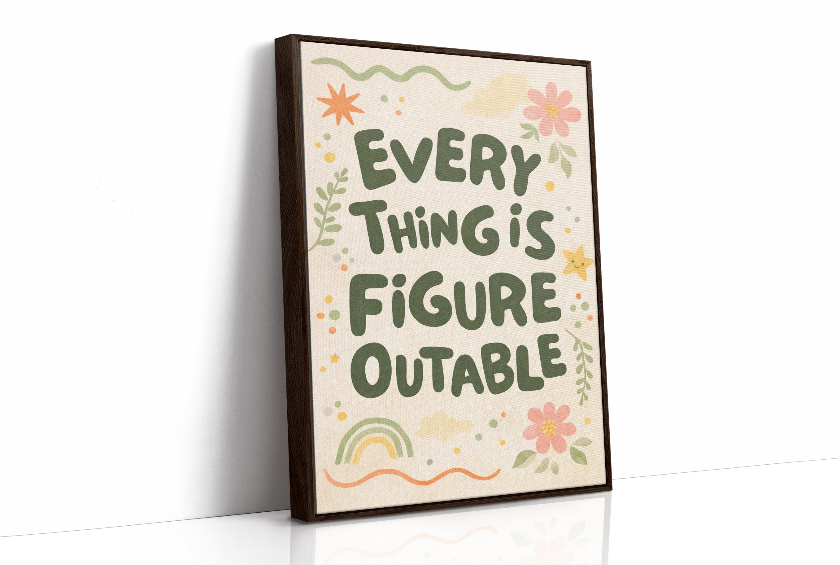 Everything Is Figure Outable in Botanical Embrace