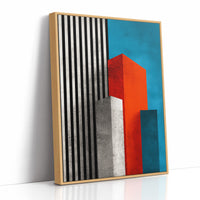 Towers in Red and Blue