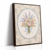 Pastoral Bouquet in Delicate Stitches