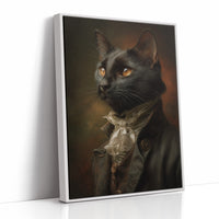 Noble Feline In Regal Attire