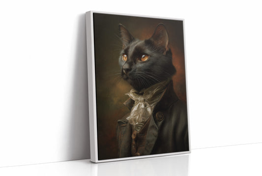 Noble Feline In Regal Attire