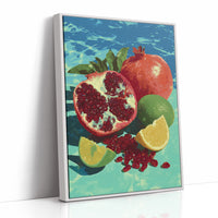 Pomegranate on Turquoise Tide