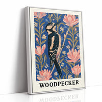 Woodpecker in Coral Blossom