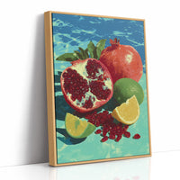 Pomegranate on Turquoise Tide