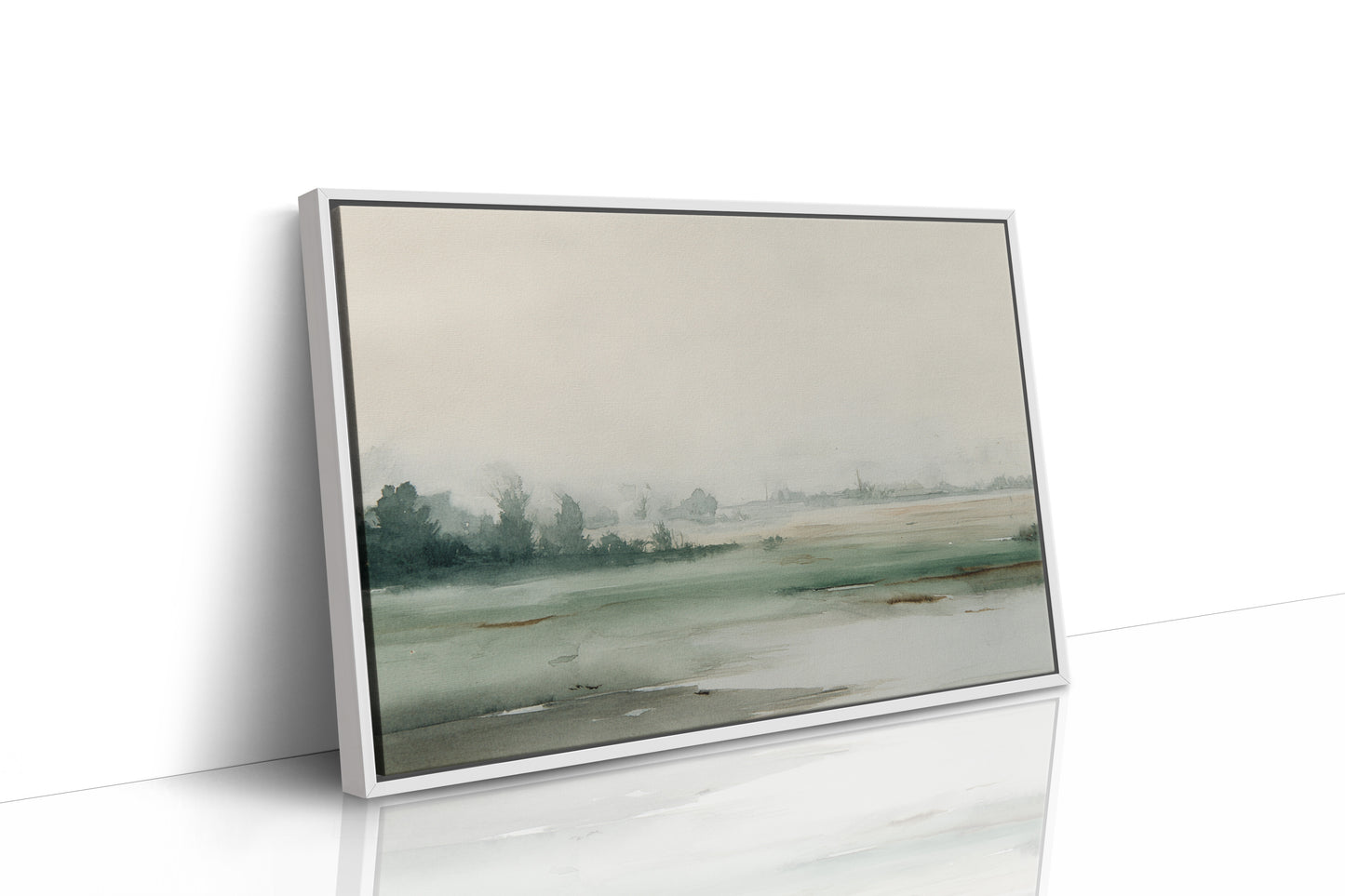 Morning Mist Over Silent Fields