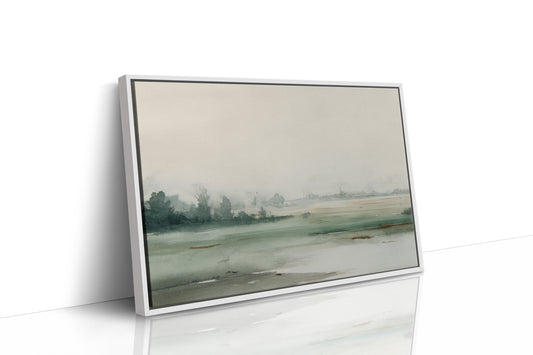 Morning Mist Over Silent Fields