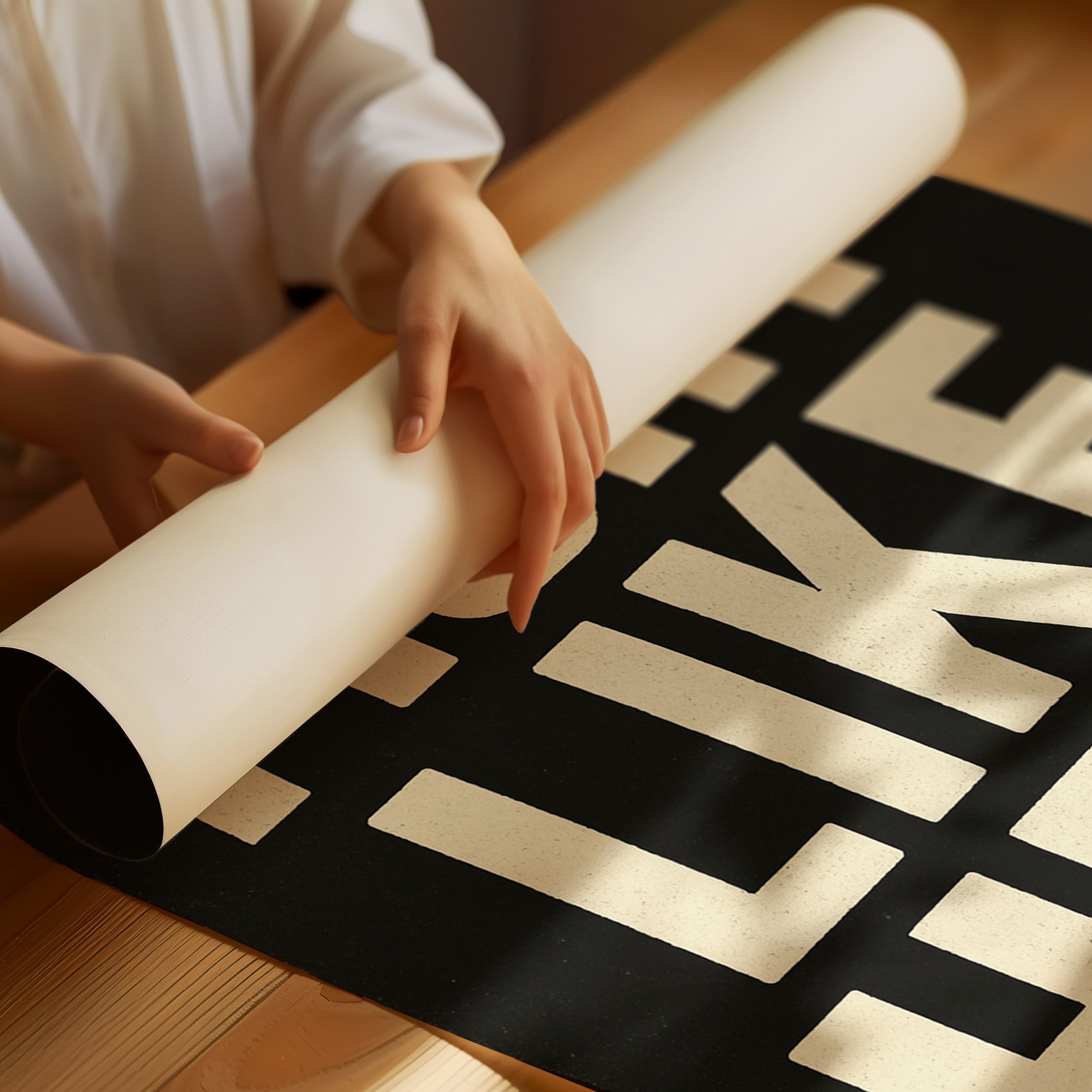 Fight Like Hell Gritty Bold Poster