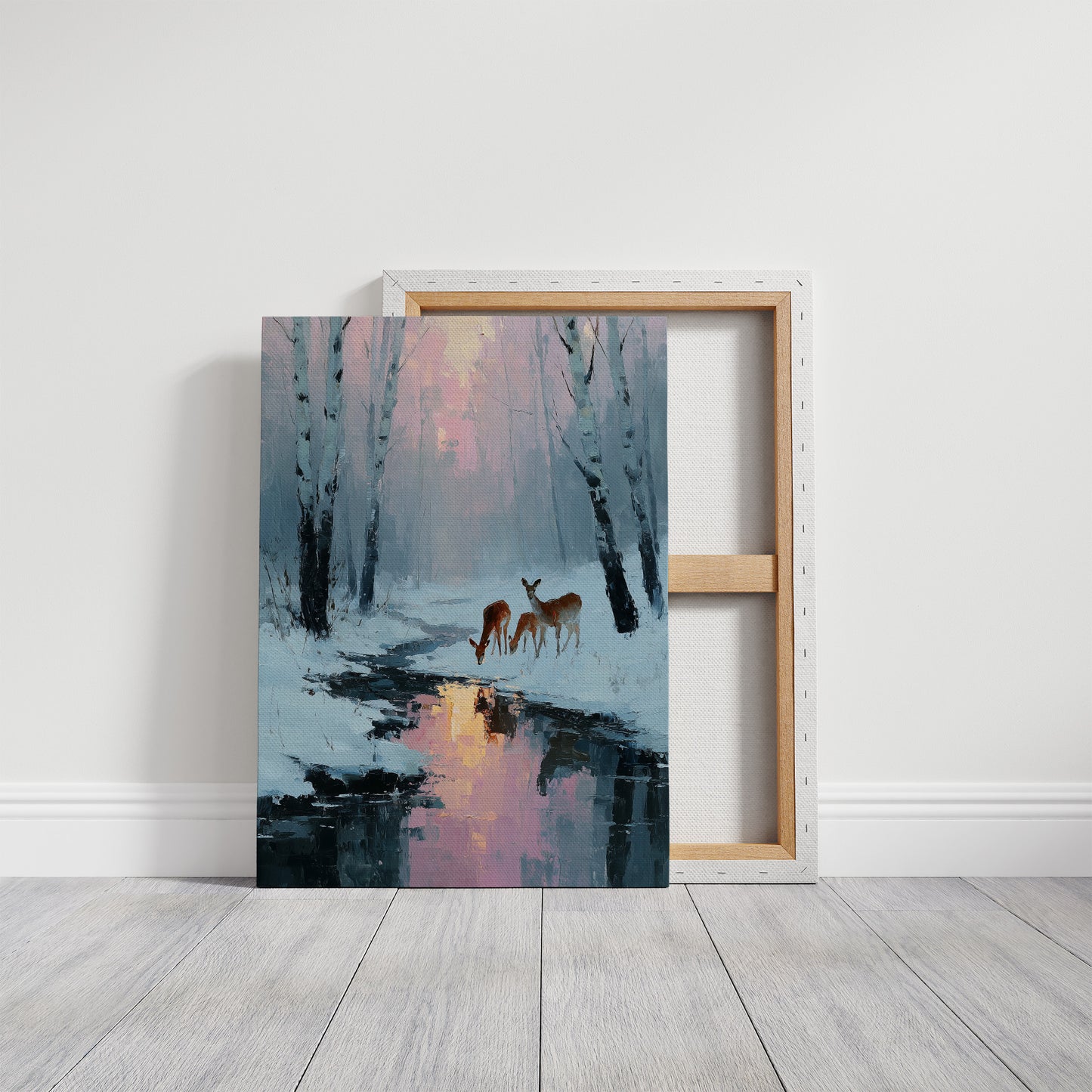 Deer at Rose Dawn