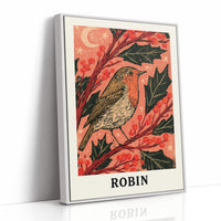 Robin Under a Crescent Moon