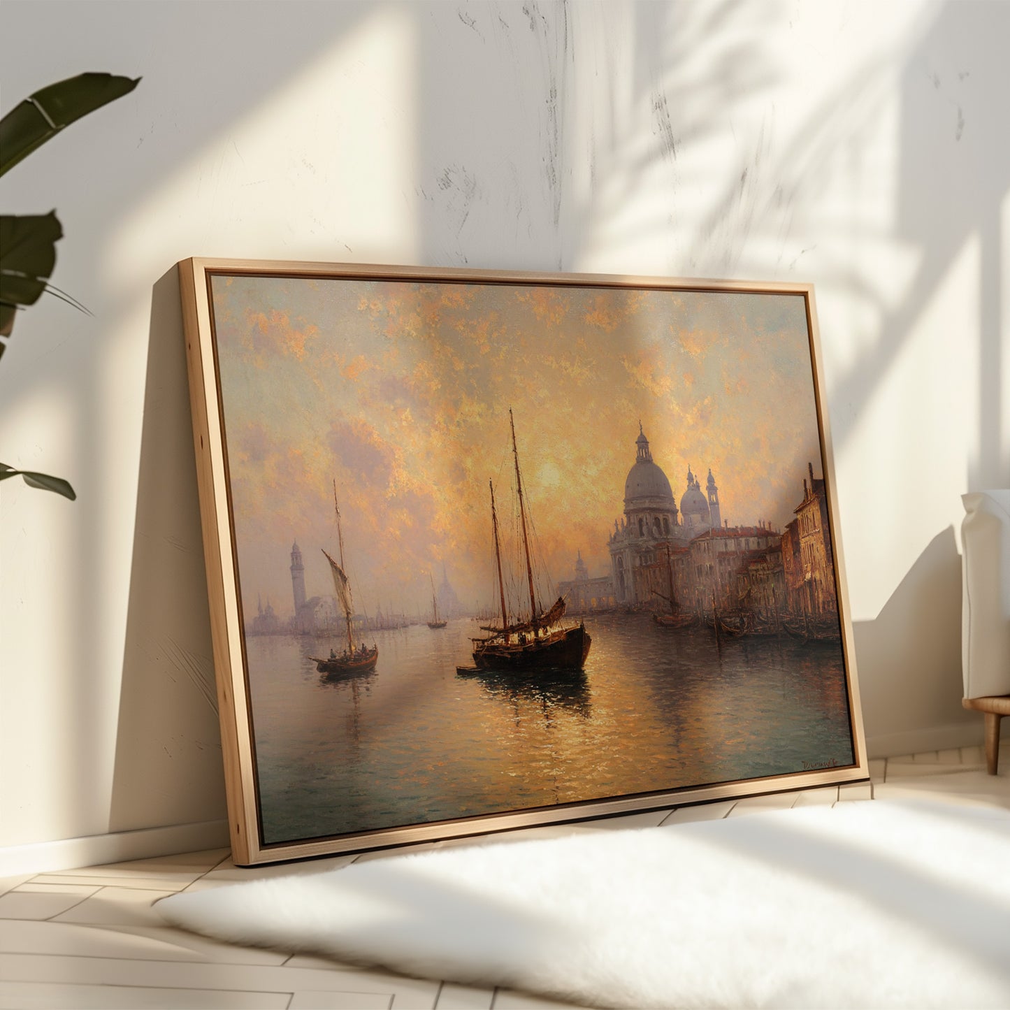 Venetian Sails Chase Golden Light