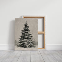 Lone Pine in Snowfall