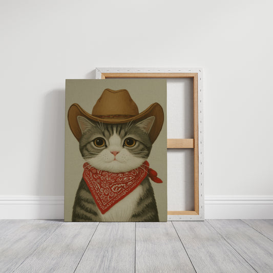 Sunset Ranch Cat Tips His Hat