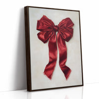 Red Silk Bows December's Promise