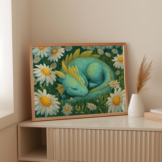 Daisy Dragon Dreams In Spring